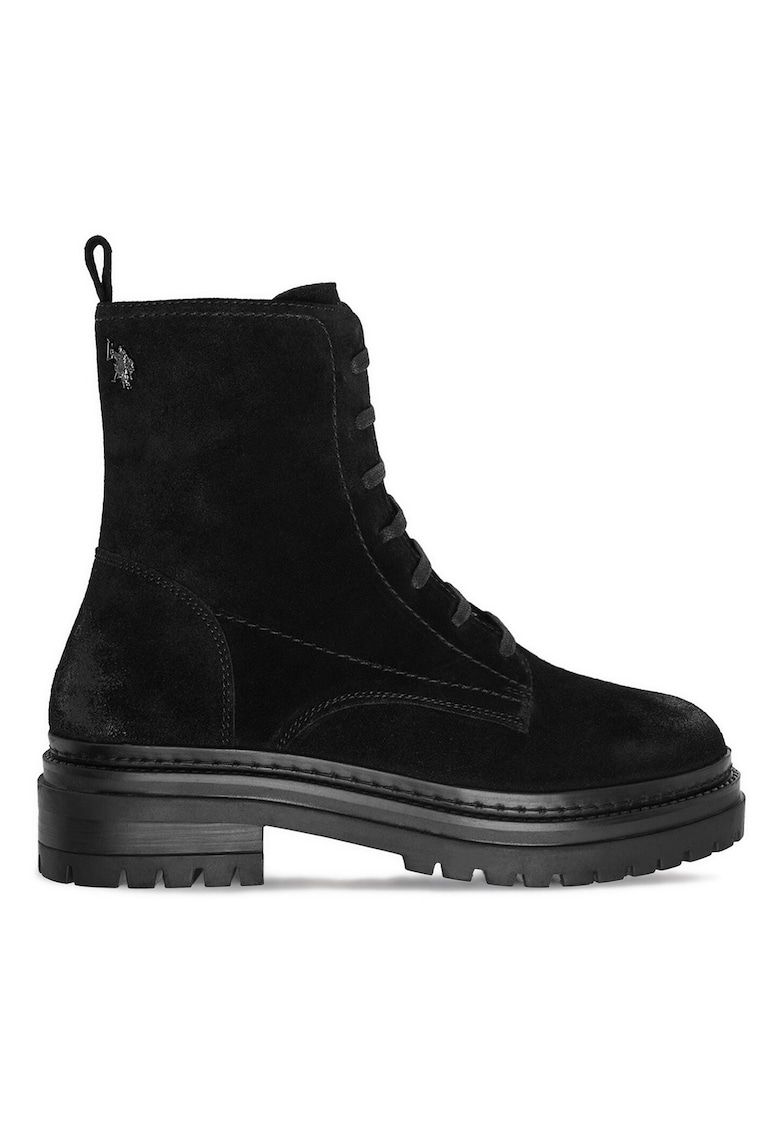 Ghete dama piele naturala negru - Negru