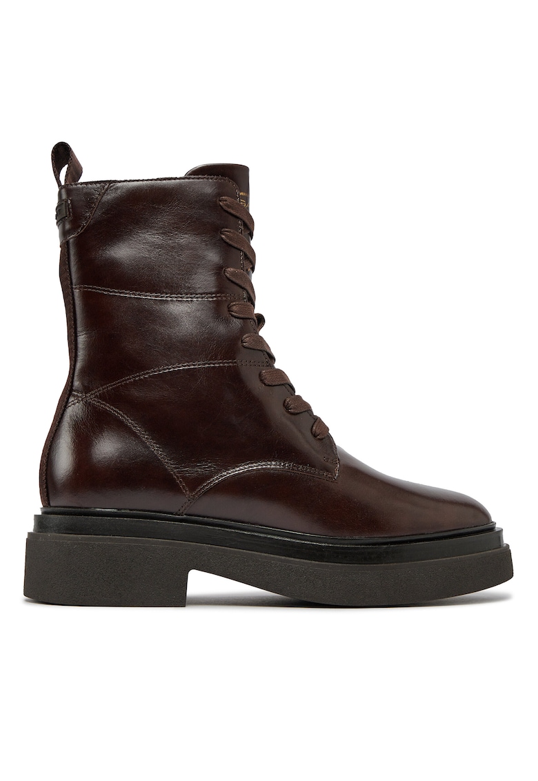 Pantofi dama - piele naturala - maro - -