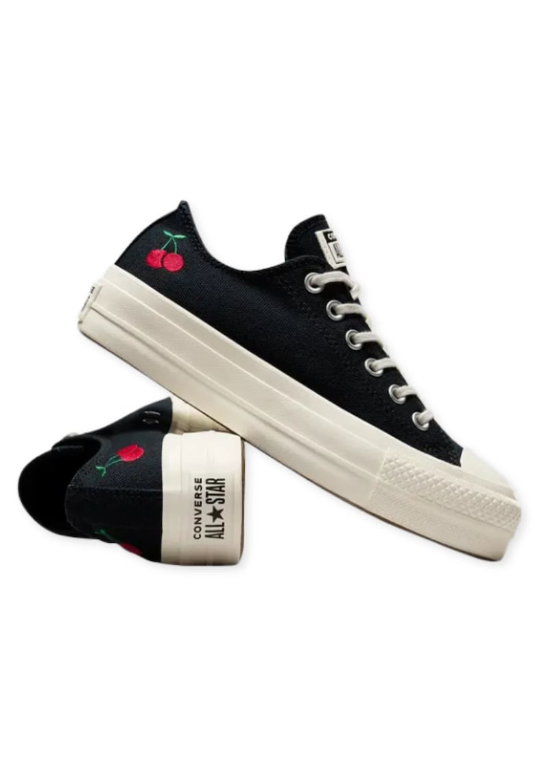 tenisi flatform cu detalii brodate Chuck Taylor All Star -