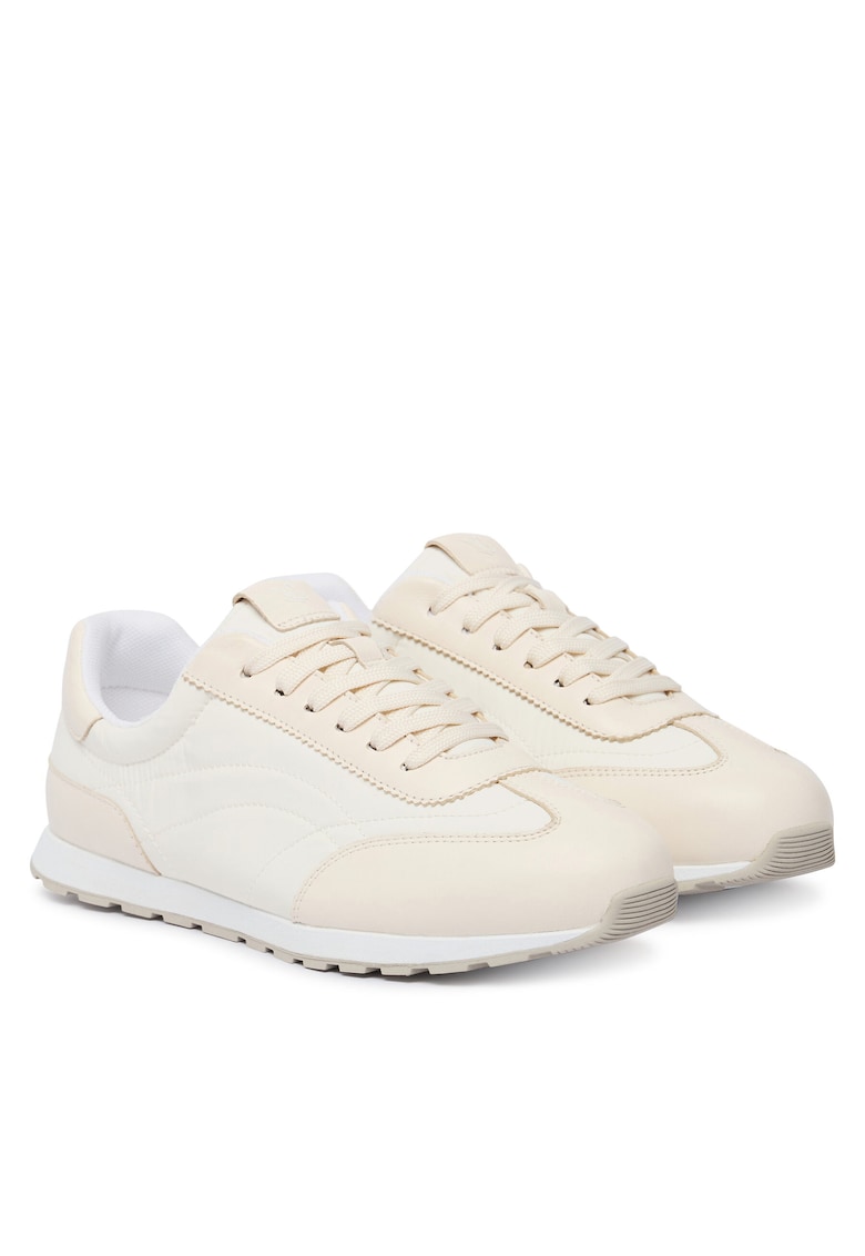 Pantofi dama - piele naturala - bej - confortabili -