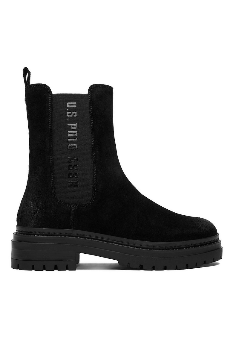 Cizme de dama - piele naturala - negru -