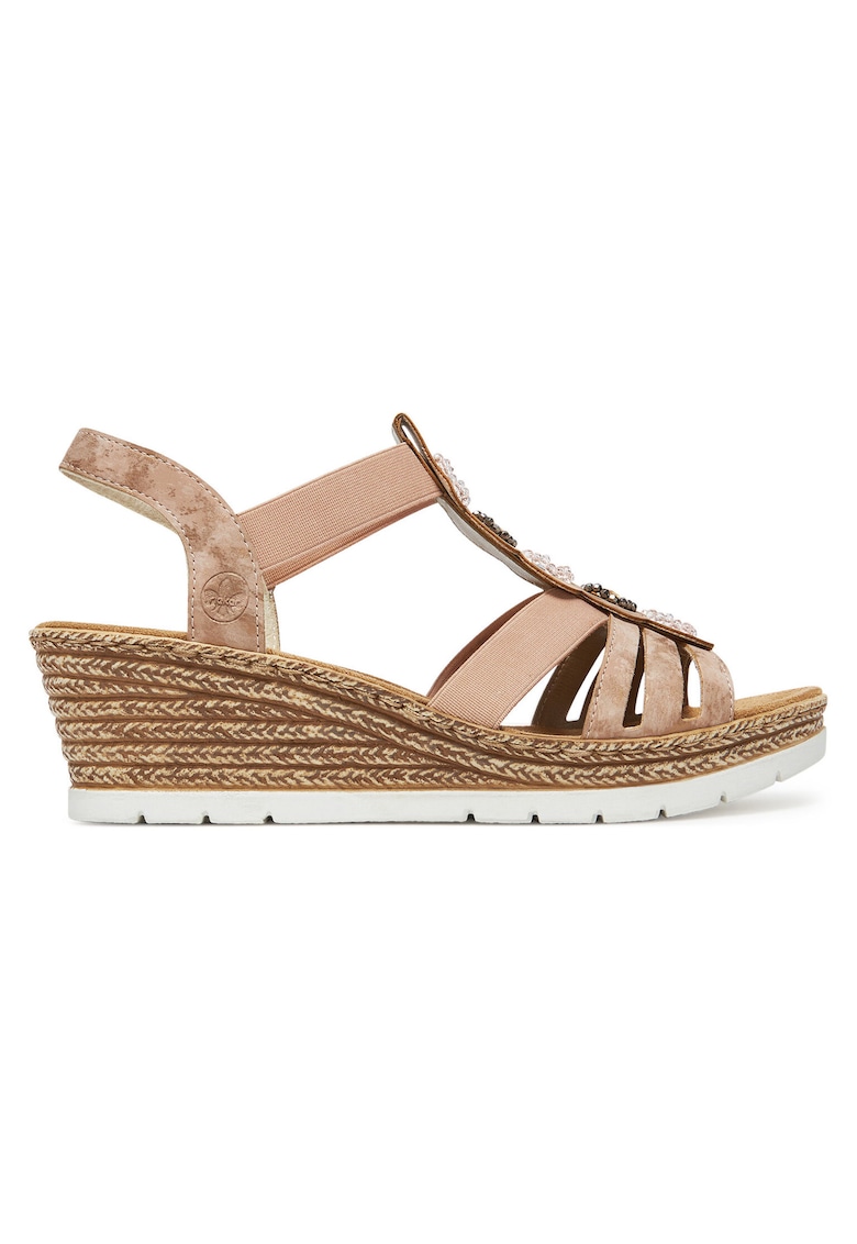 Sandale dama - roz - material sintetic