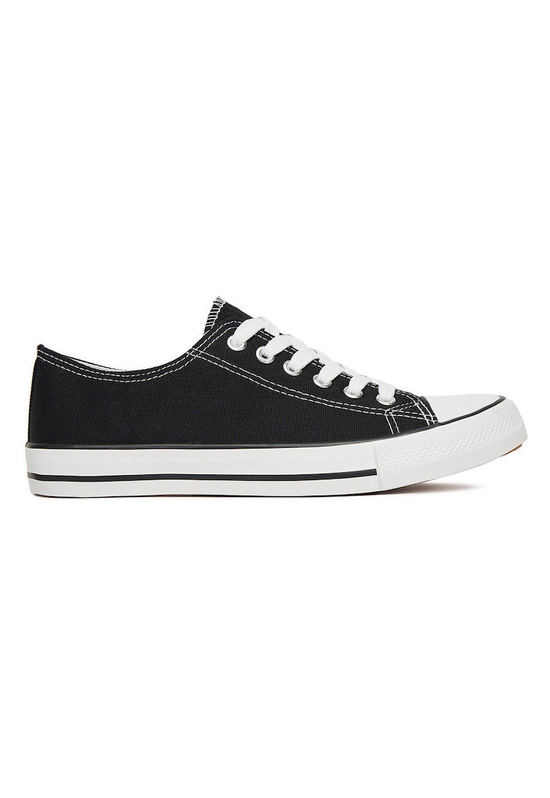 Pantofi dama textil - Negru