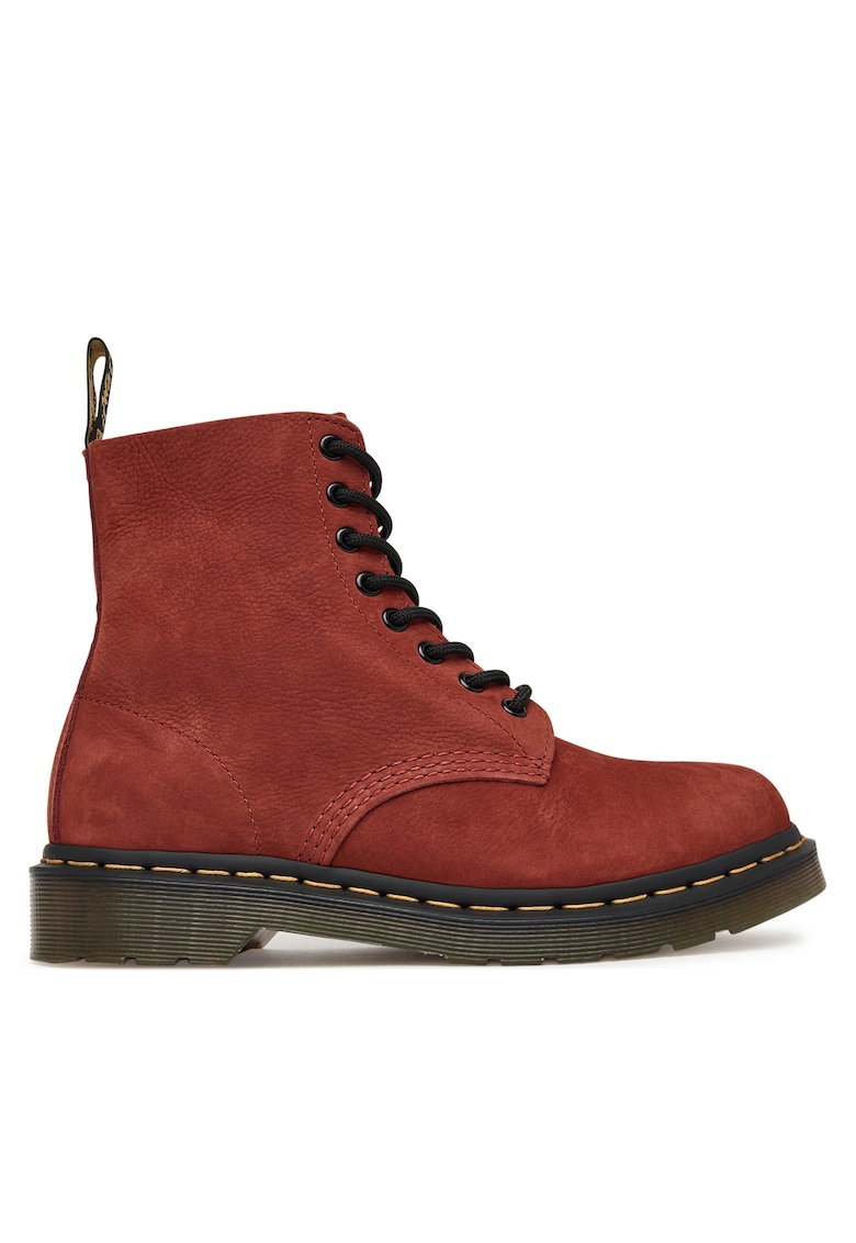 Ghete dama - Martens - piele naturala - rosu - Rosu