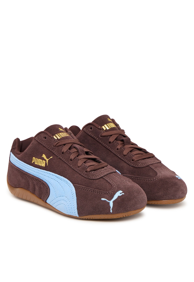 Pantofi sport copii - piele naturala - maro
