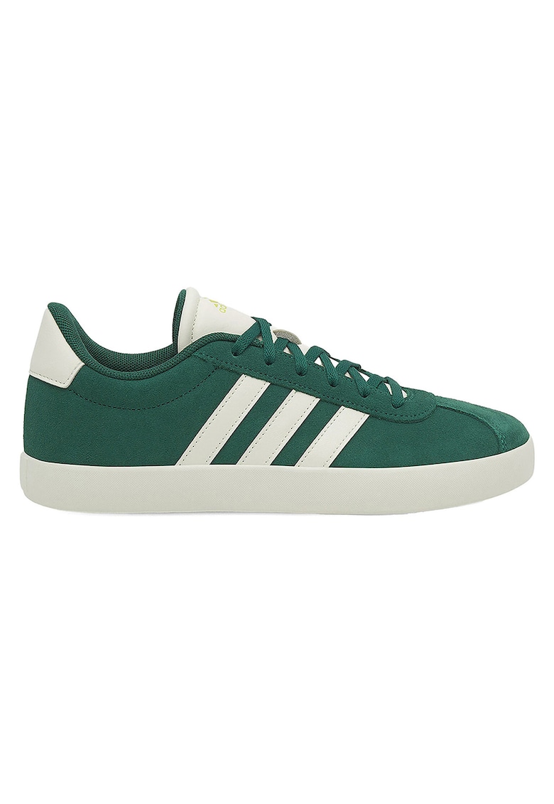 Pantofi sport copii - piele naturala - verde - talpa plata -