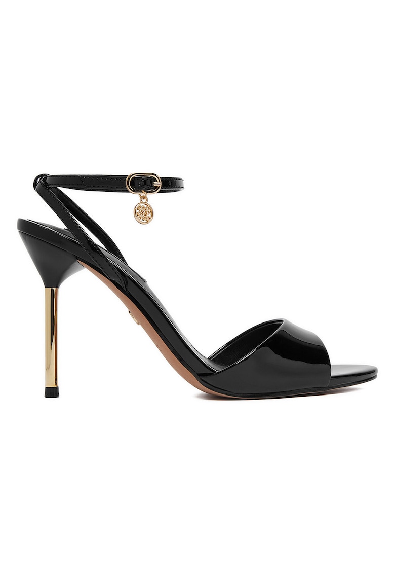 Pantofi dama - stiletto - negru - textil - NINE WEST - imagine 1