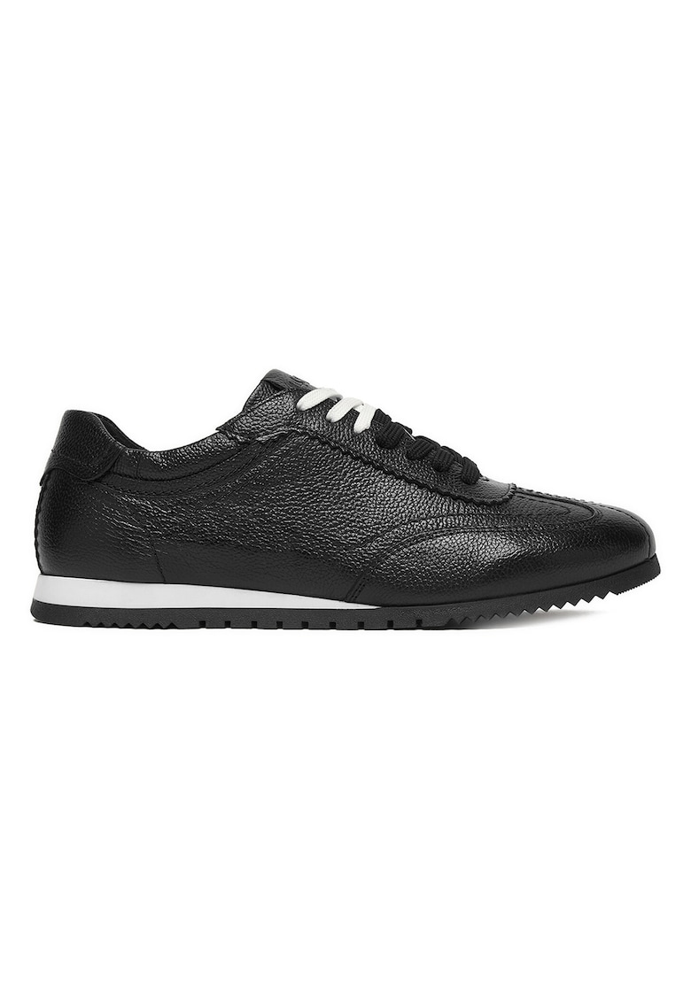 Pantofi dama - piele naturala - negru - confortabili