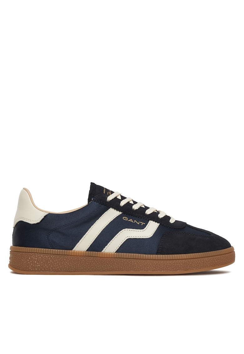 Tenisi dama - piele naturala - bleumarin/bej - confortabil - elegant
