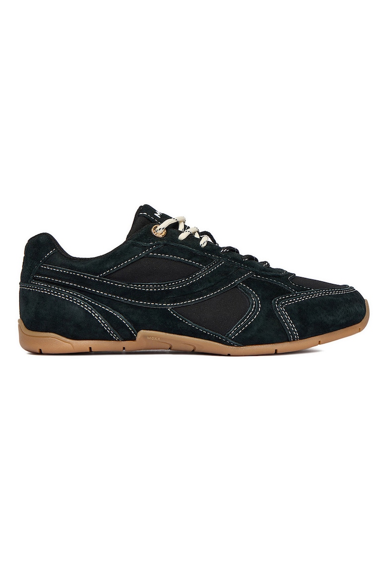 dama - piele naturala - negru -