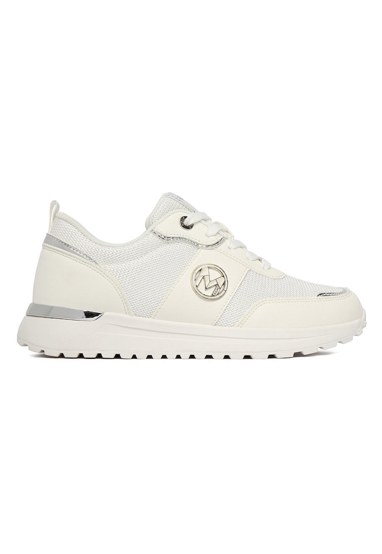 Adidasi dama - material textil - alb - - Mexx - imagine 1