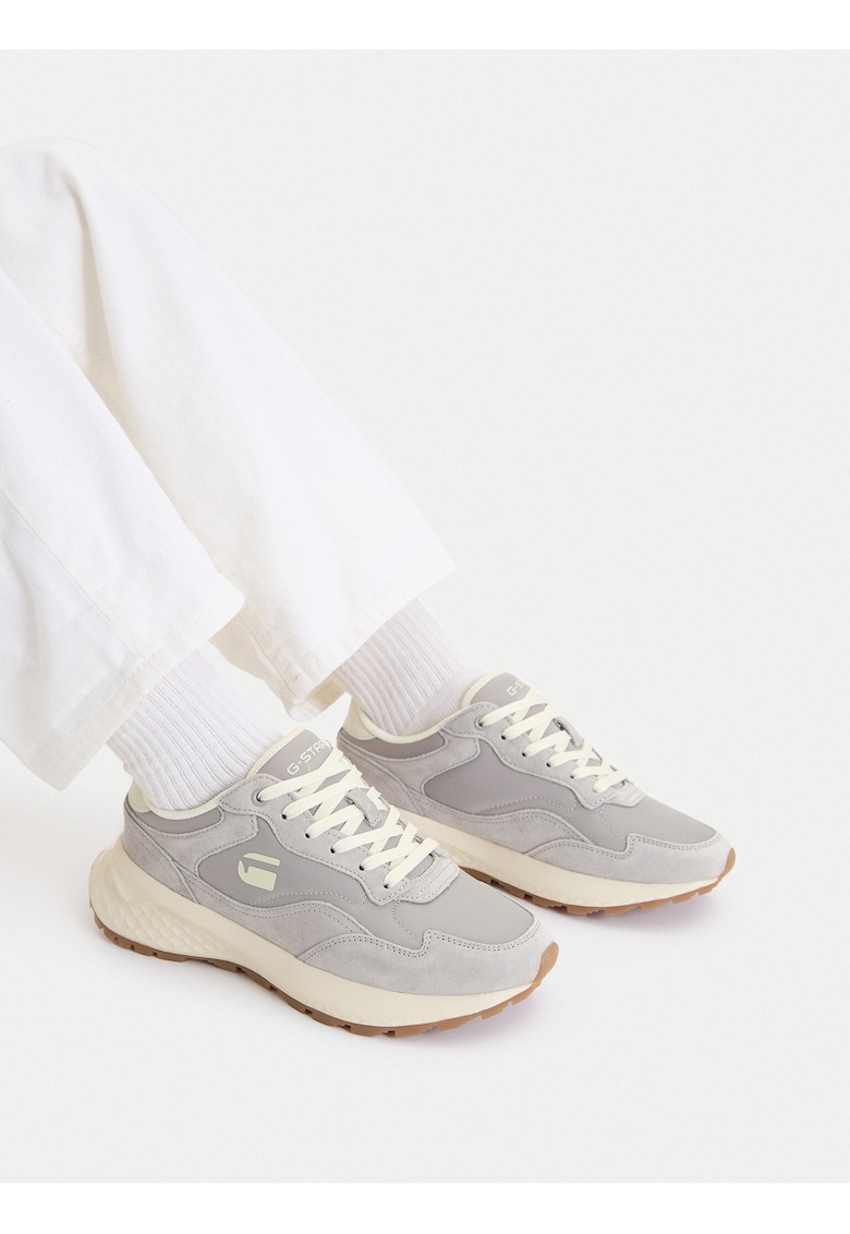 Tenisi dama - G-Star Raw - piele naturala - gri - design minimalist