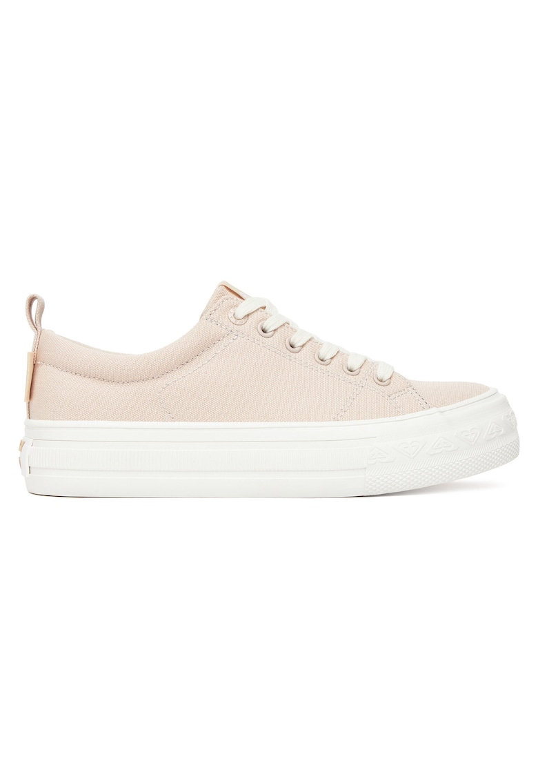 Pantofi sport dama - adidasi bej - tesatura