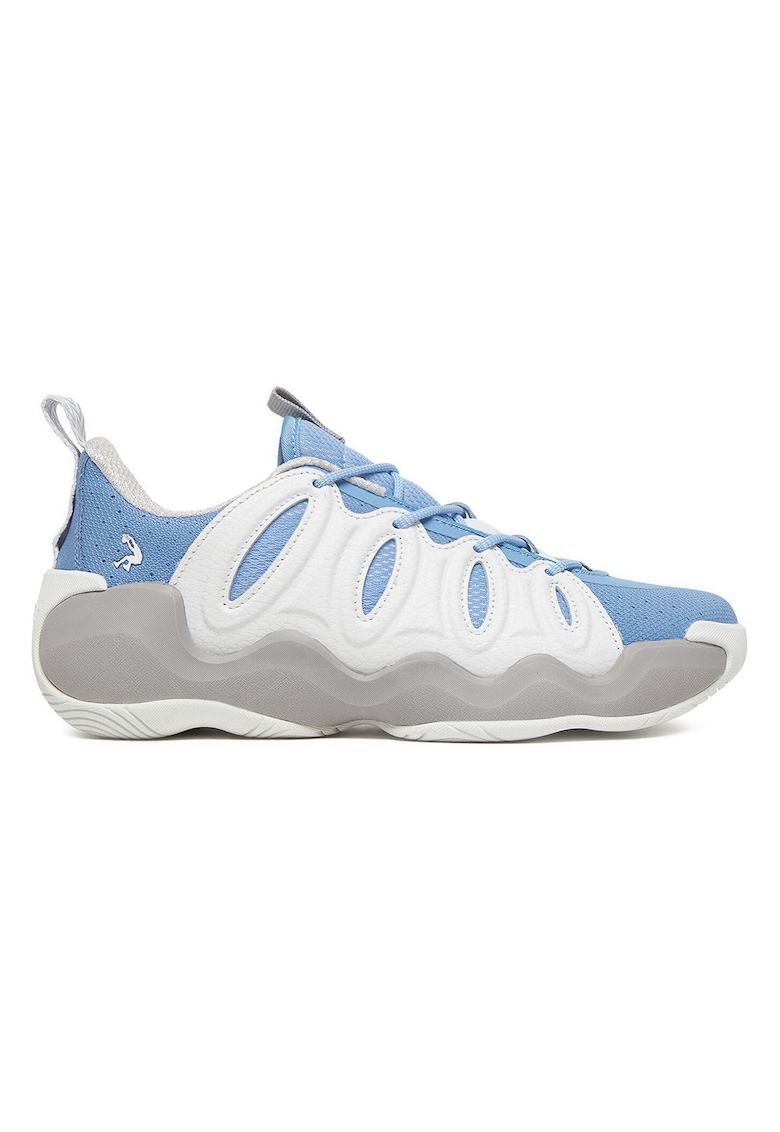 Pantofi sport dama - alb/albastru - textil/plasa -
