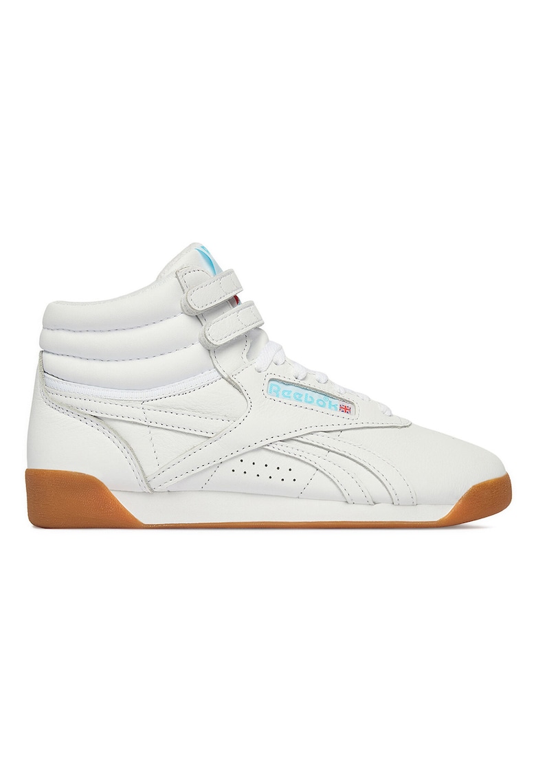 Tenisi dama - piele naturala - alb - inchidere velcro - talpa plata