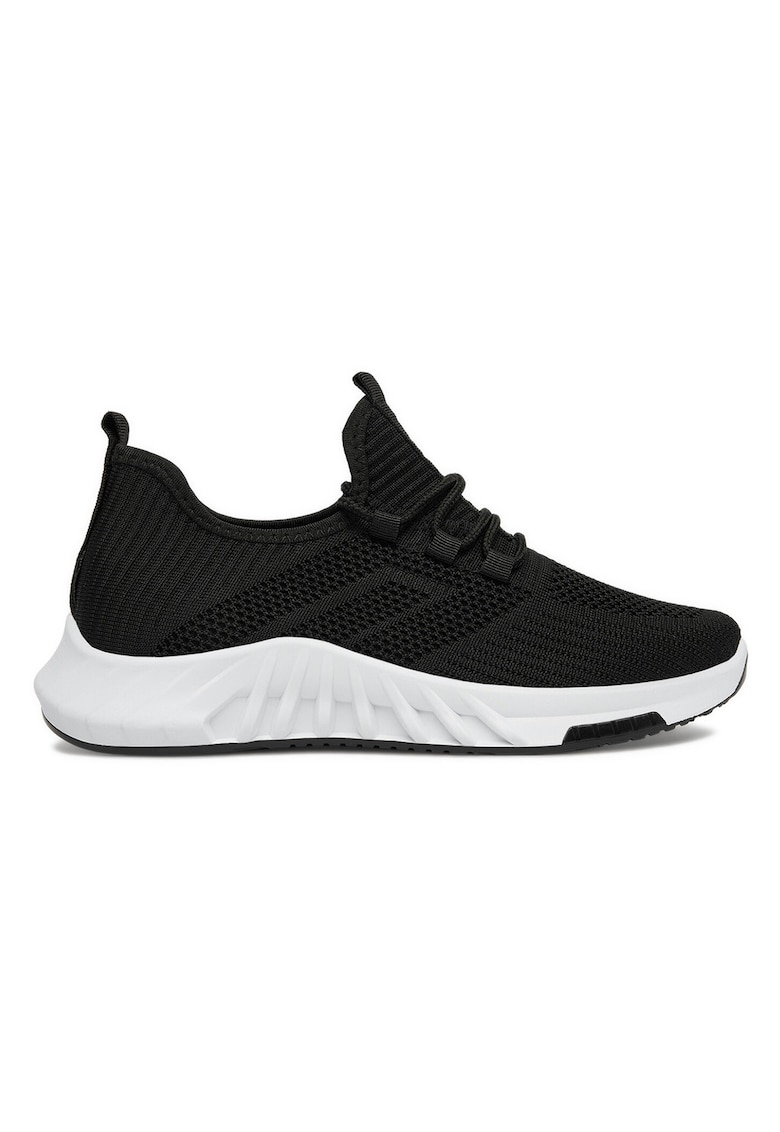 Pantofi sport dama - material textil - negru