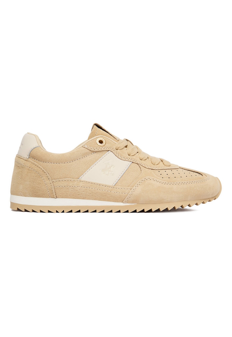 Tenisi dama - piele naturala - bej - confortabili - eleganti