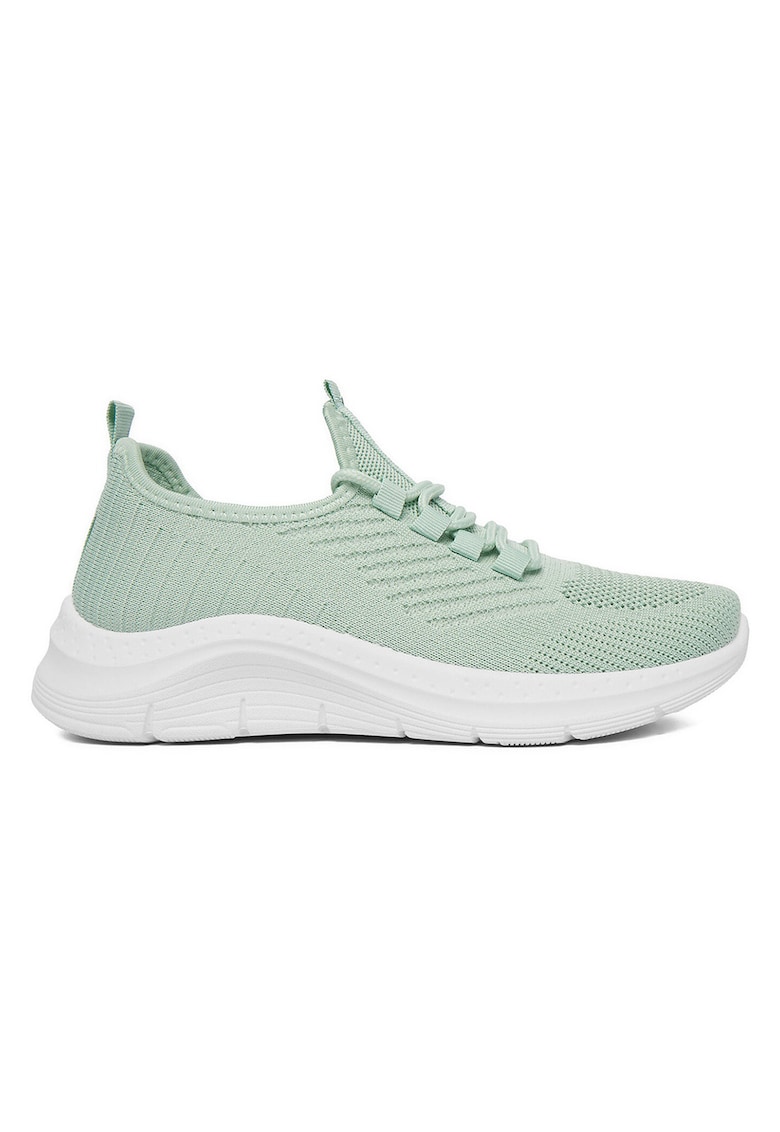 Pantofi sport dama - casual - verde - textil