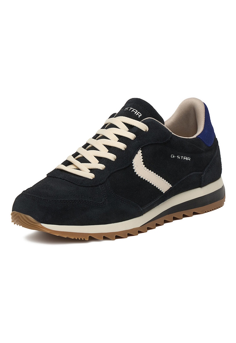 Tenisi dama - G-Star Raw - piele naturala - albastru - design modern - confort excelent