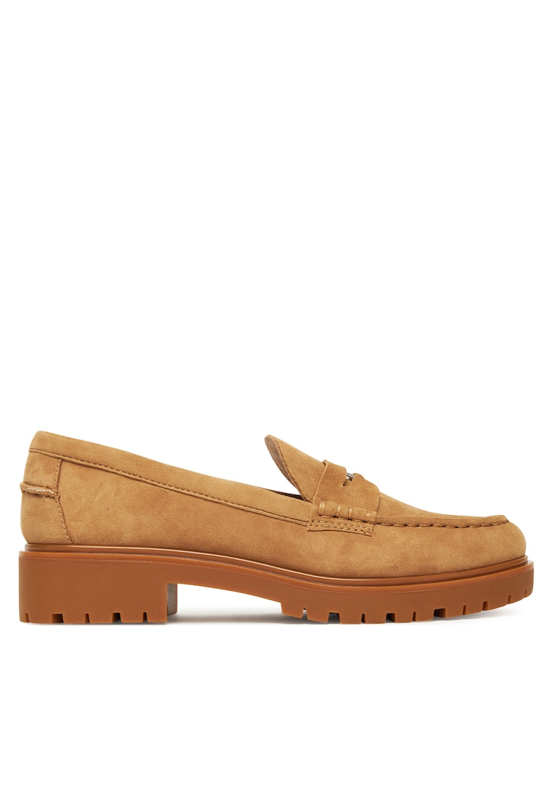 Mocasini dama - piele naturala - maro