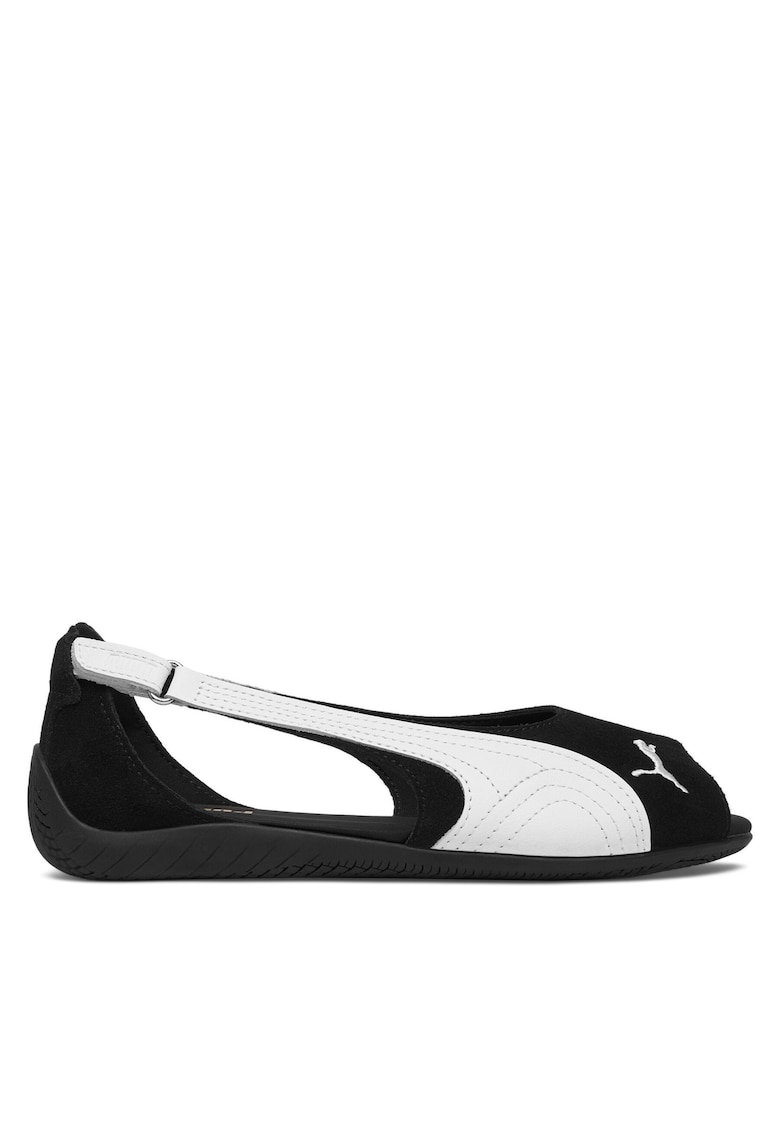 Balerini 404839 - Piele naturala - Negru/Alb