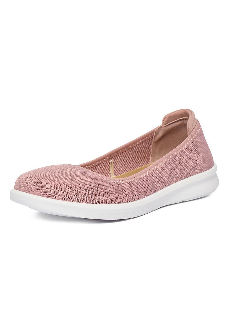 Balerini dama - material textil - roz -
