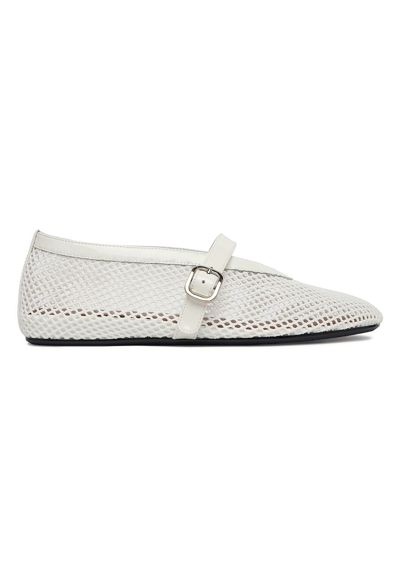 Balerini pentru dama - Textil - Alb