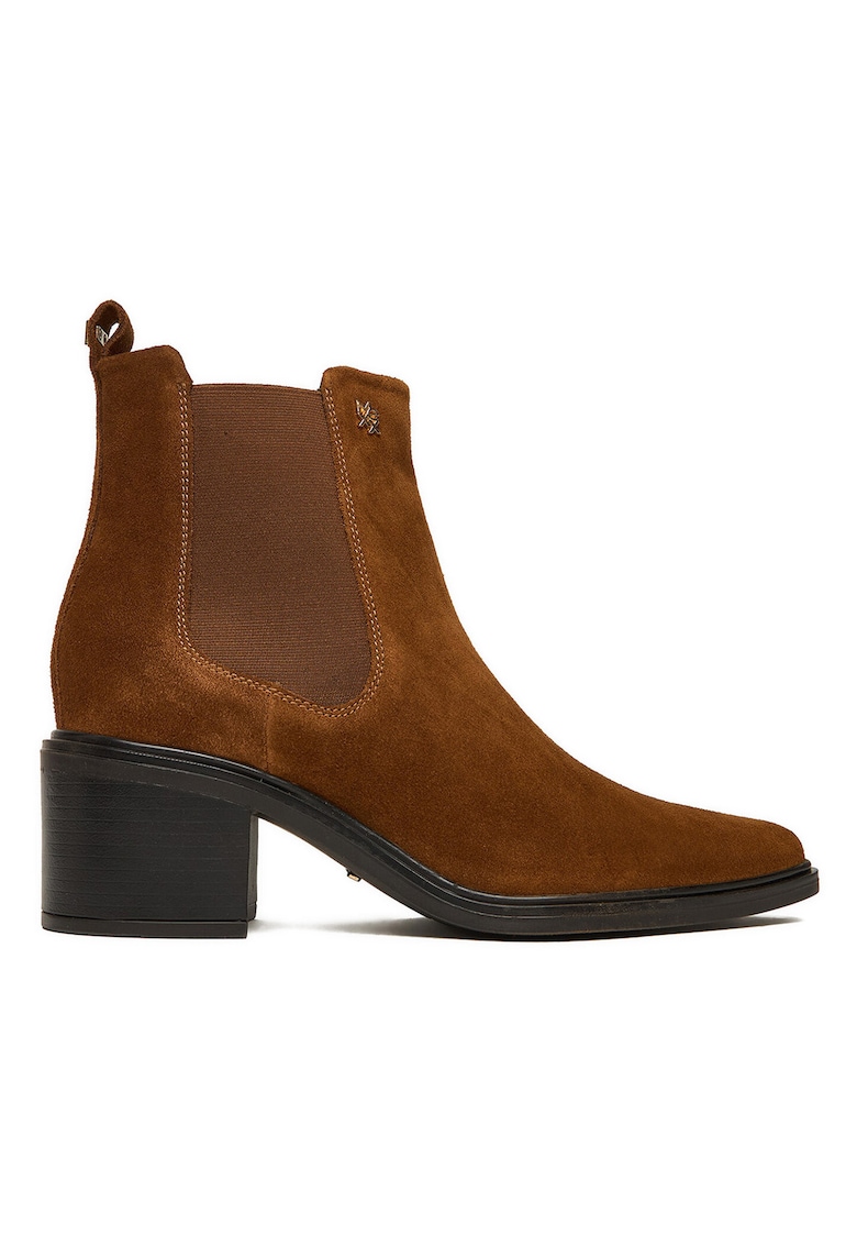 Botine piele naturala - maronii