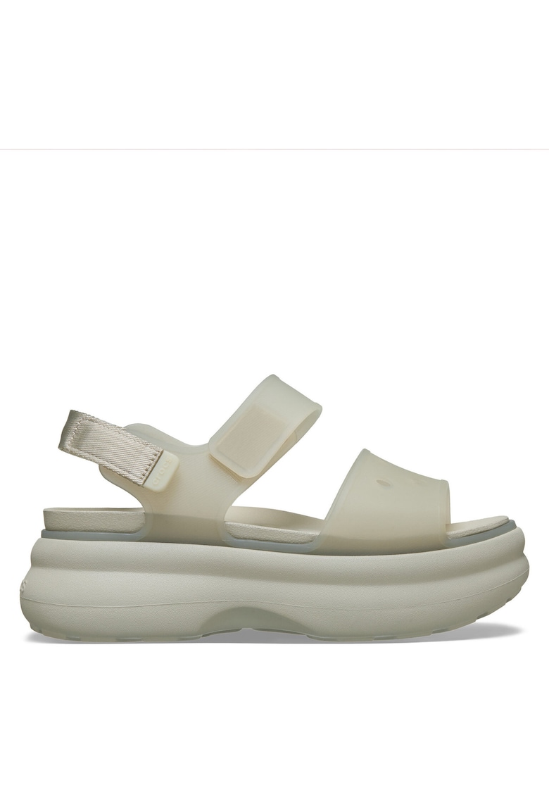 Sandale dama - sintetic - gri - sistem inchidere Velcro