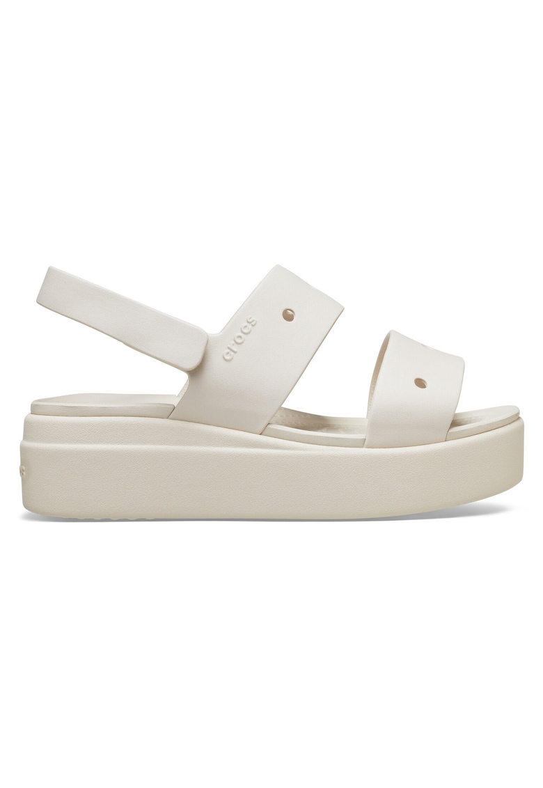 Sandale dama - bej - material sintetic