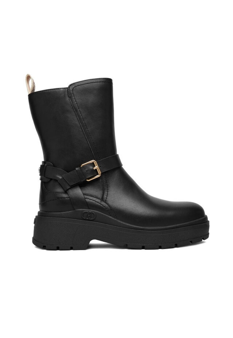 Botine piele naturala - negrudwqf - Negru