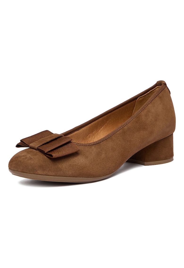 Pantofi dama - piele naturala - maro -
