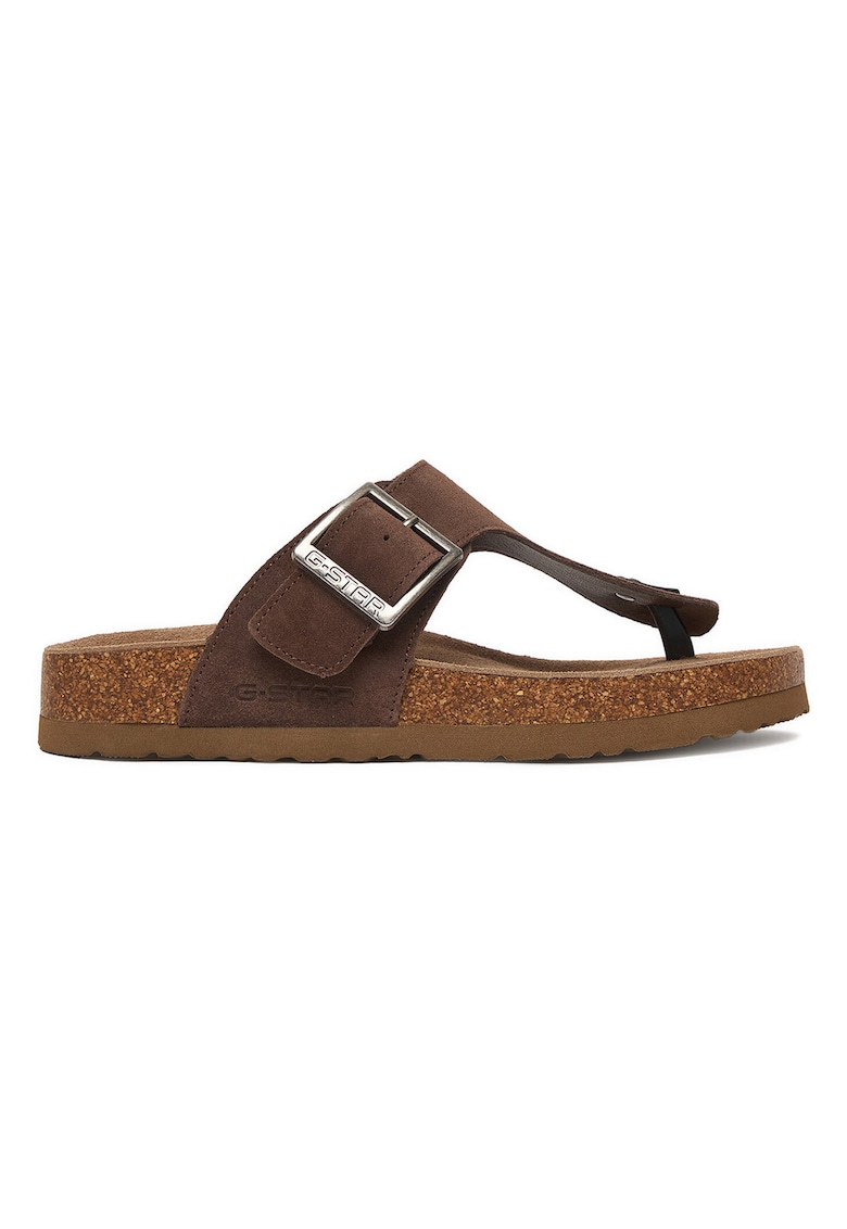 Slapi dama - G-Star Raw - piele naturala - maro - design minimalist