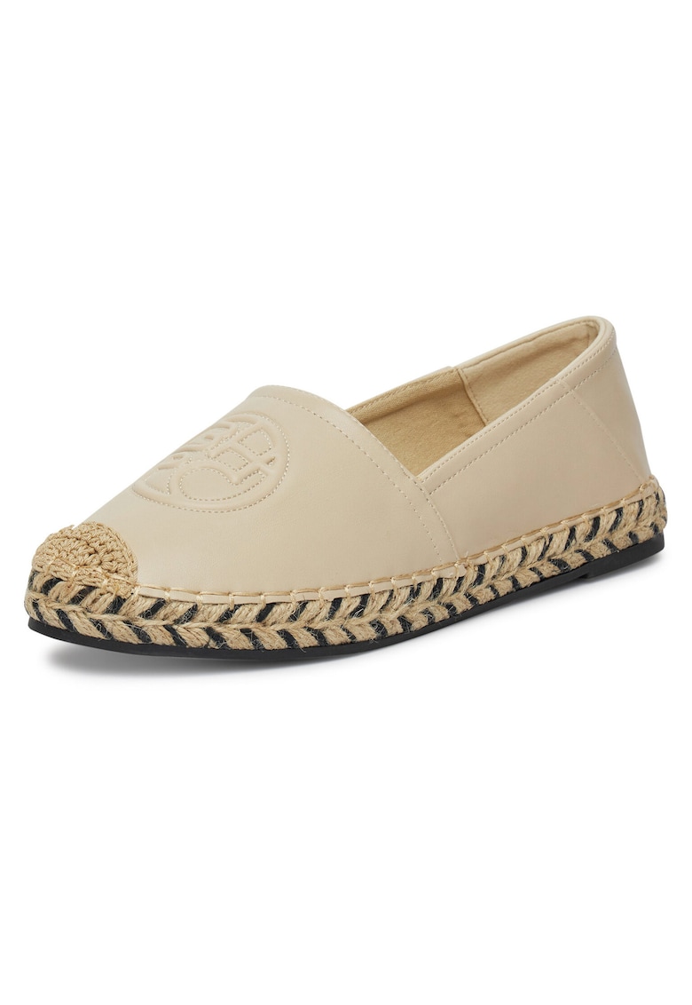 Mocasini dama - tesatura - bej -