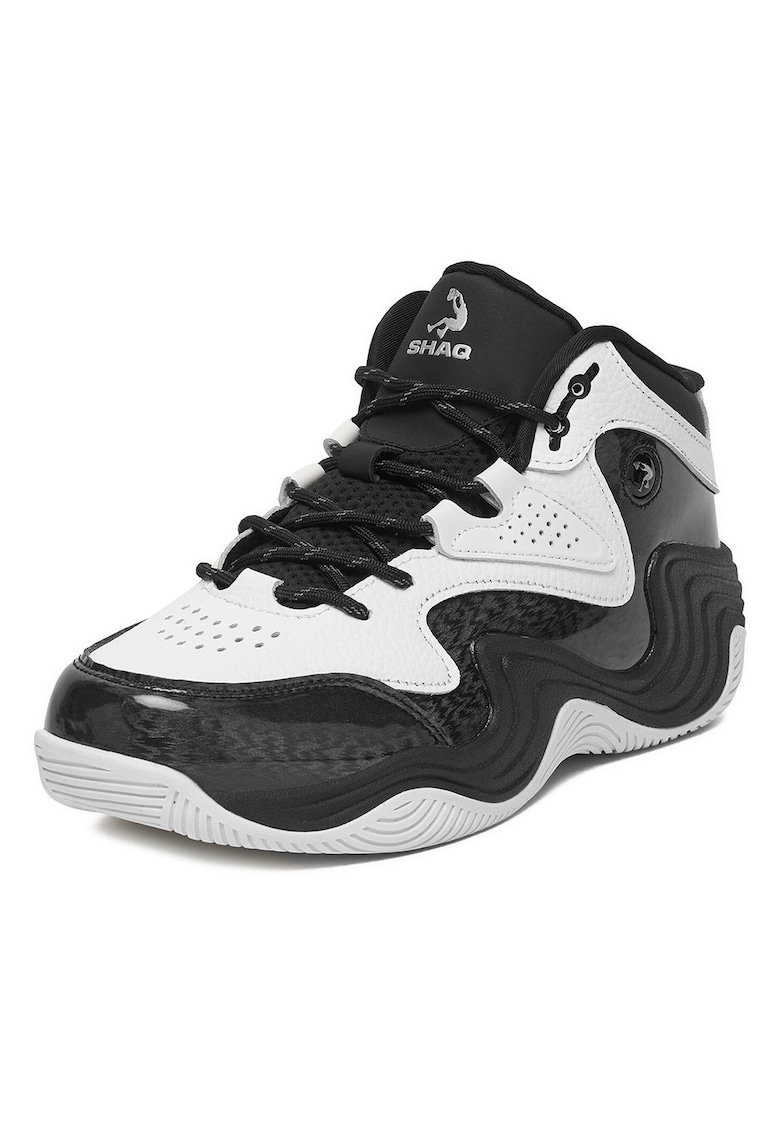 Pantofi sport copii - baschet - piele naturala - alb -