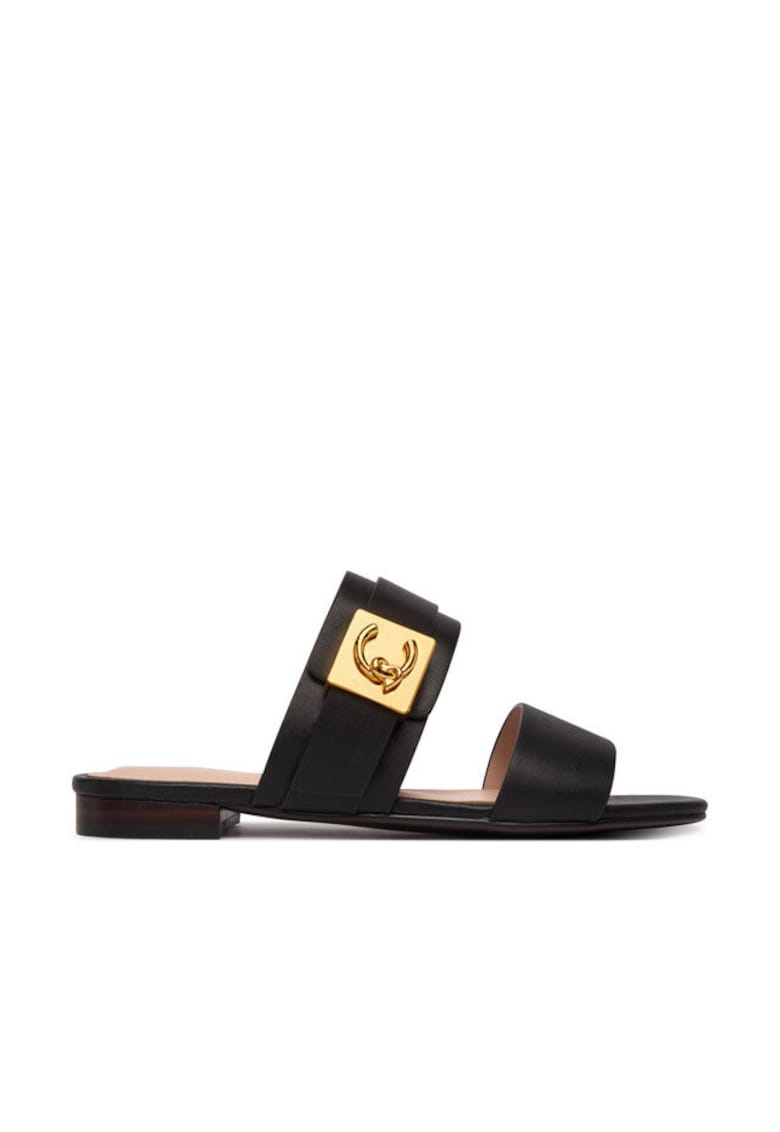 Papuci unisex - piele naturala - multicolor -