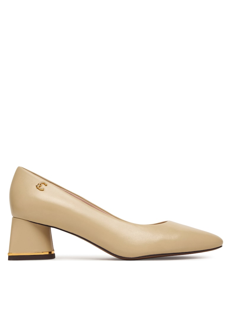 Pantofi dama - piele naturala - bej