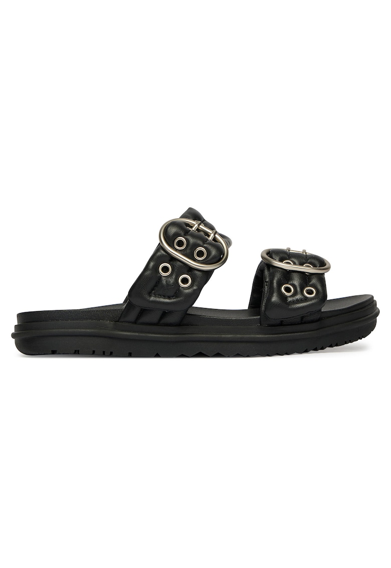Papuci dama - W13306 - piele naturala - negru