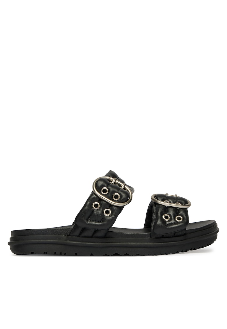 Papuci dama - W13306 - piele naturala - negru