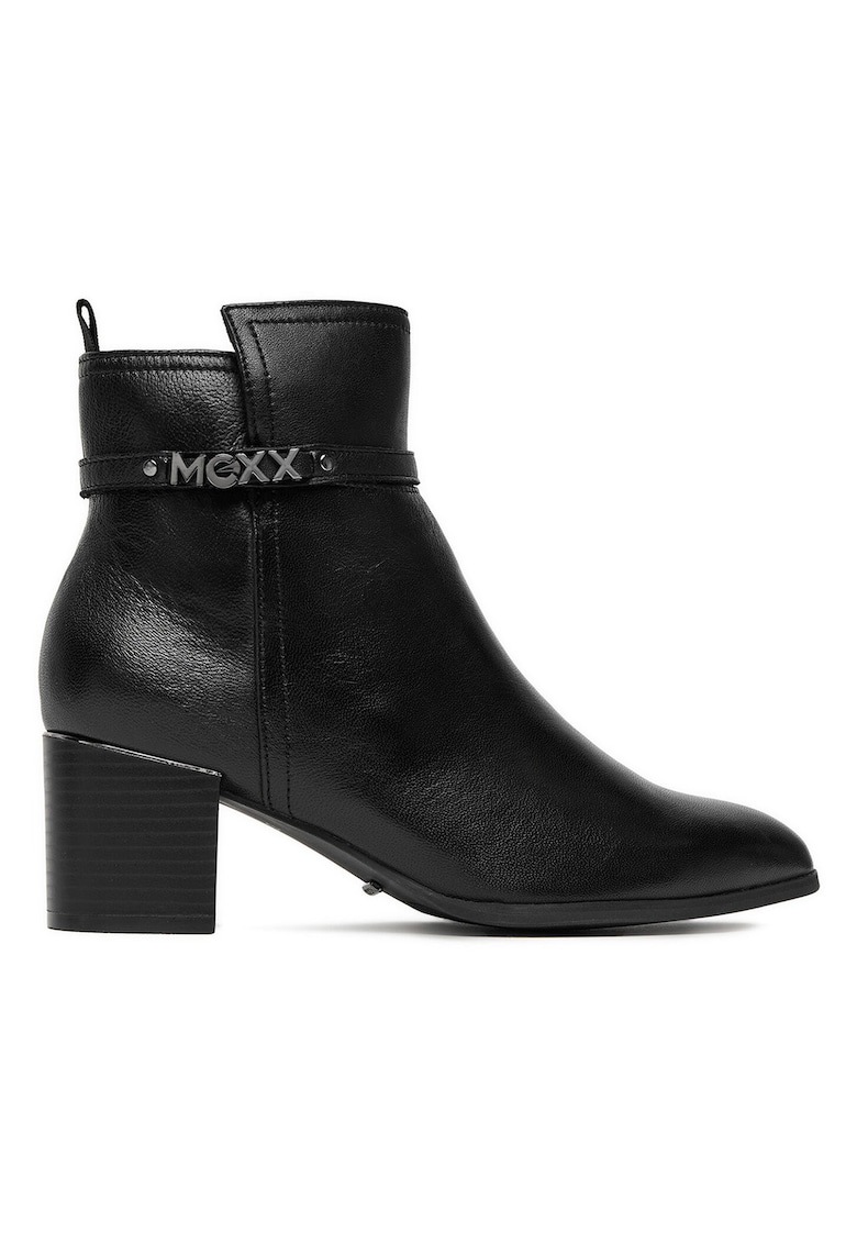 Botine dama - piele naturala - negre
