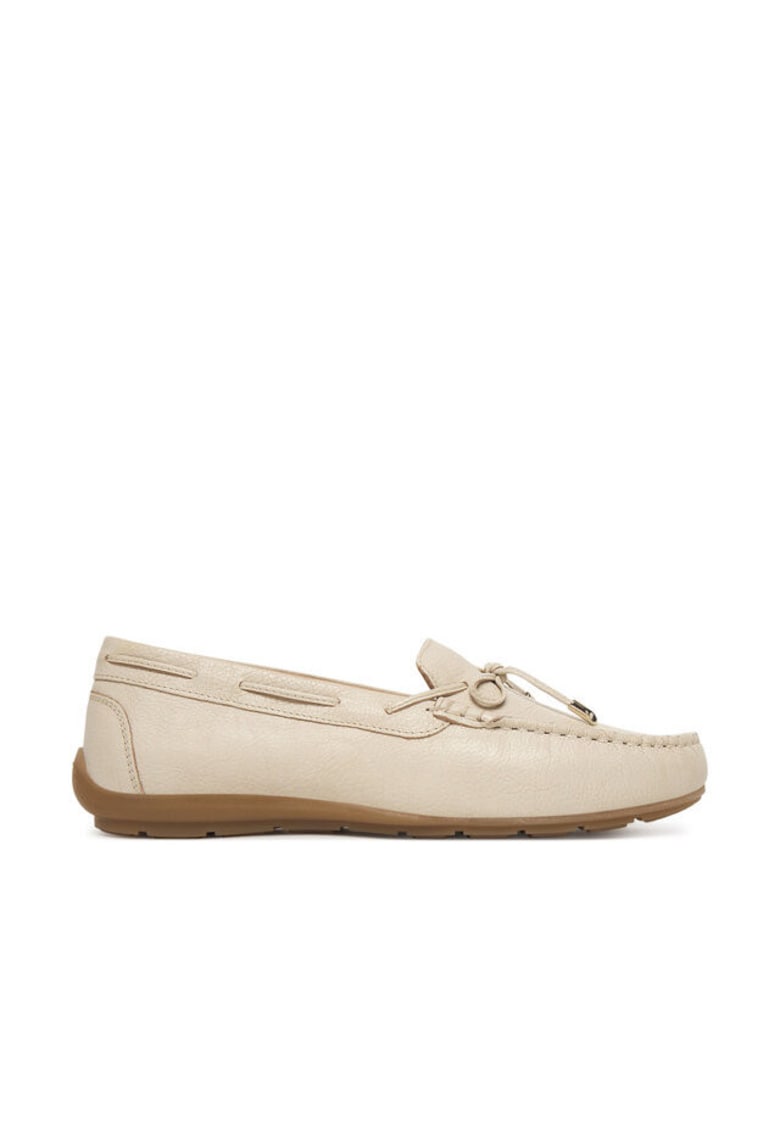 Mocasini dama - piele naturala - bej
