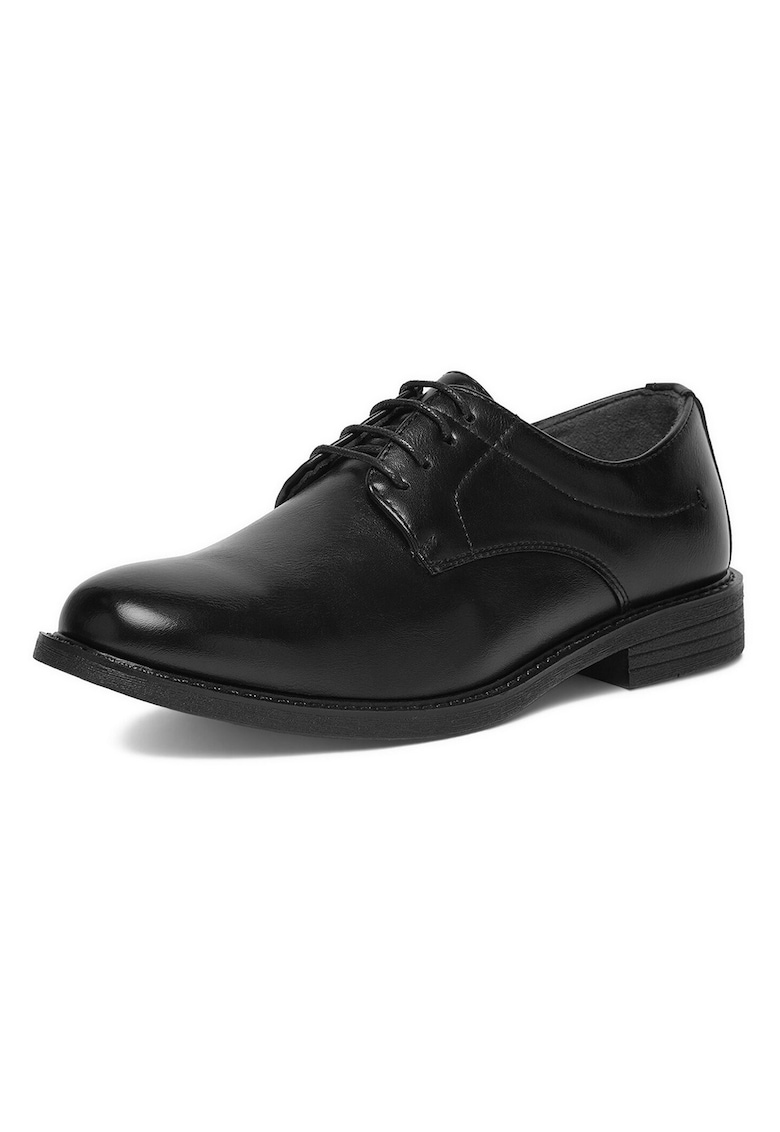 Pantofi baieti - material sintetic - negru