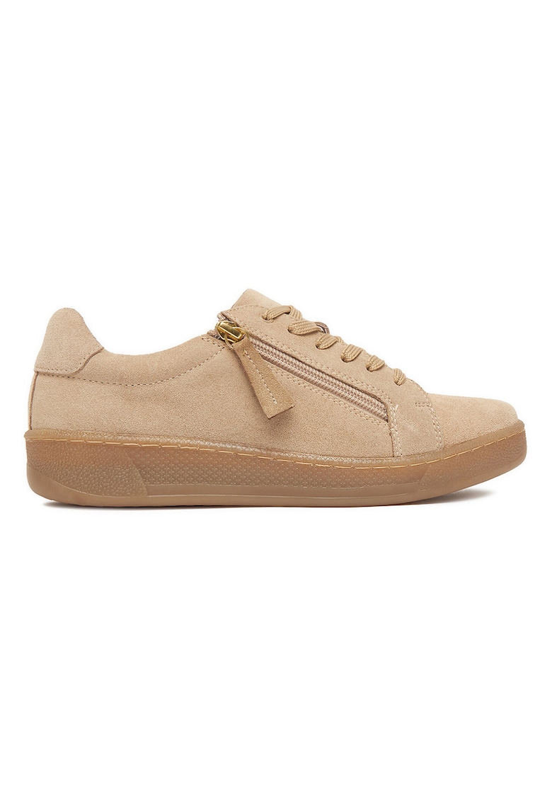 Mocasini dama - piele naturala - culoare bej