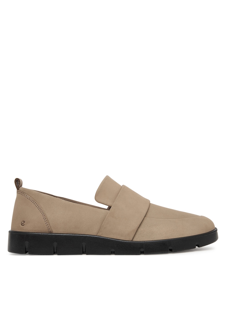 Mocasini de dama - piele naturala - bej