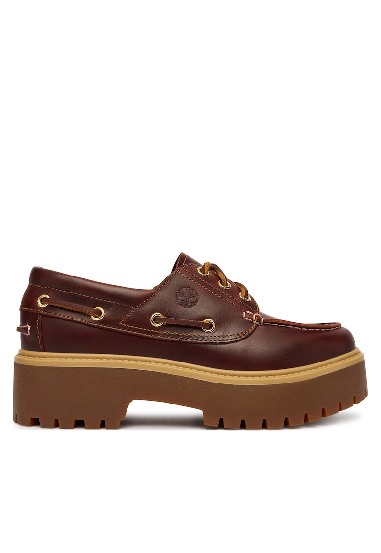 Mocasini dama - piele naturala - maro