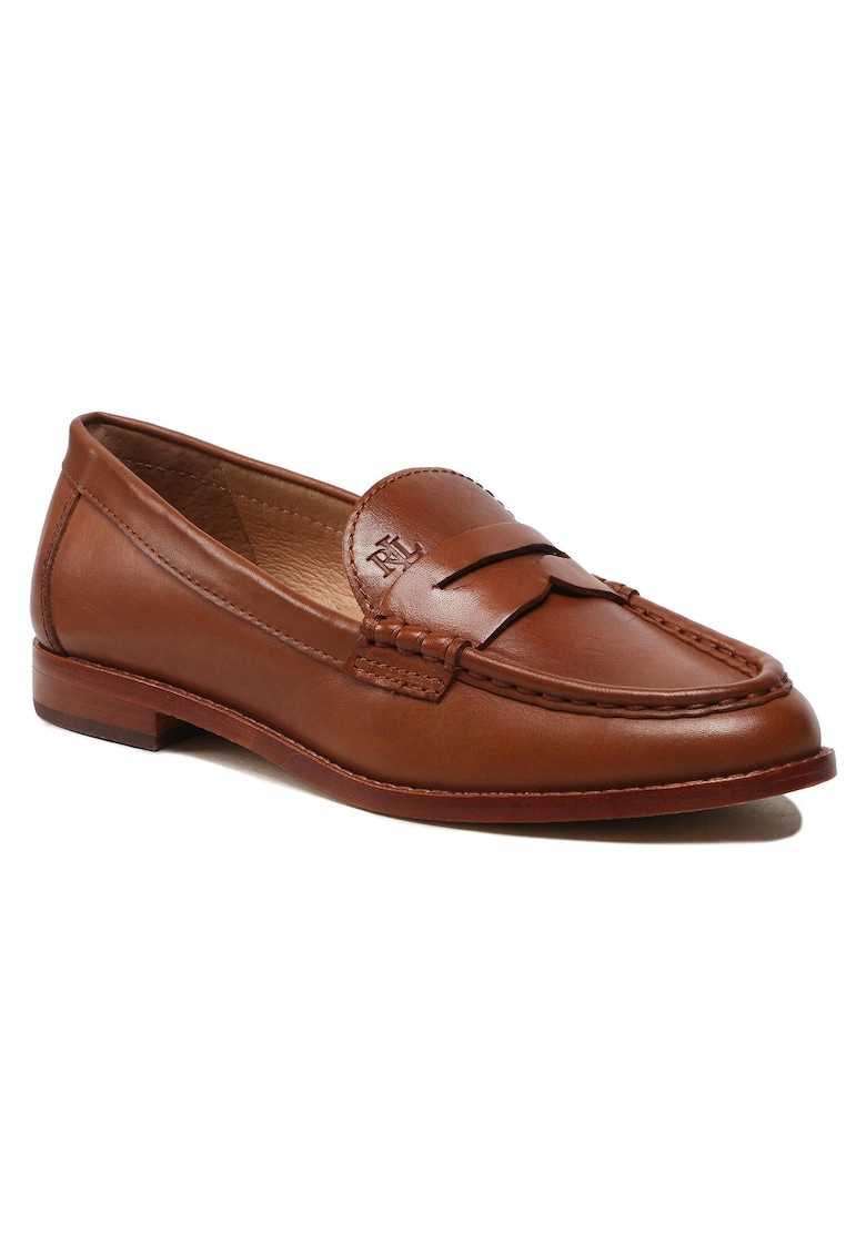 Mocasini dama - de piele naturala maro