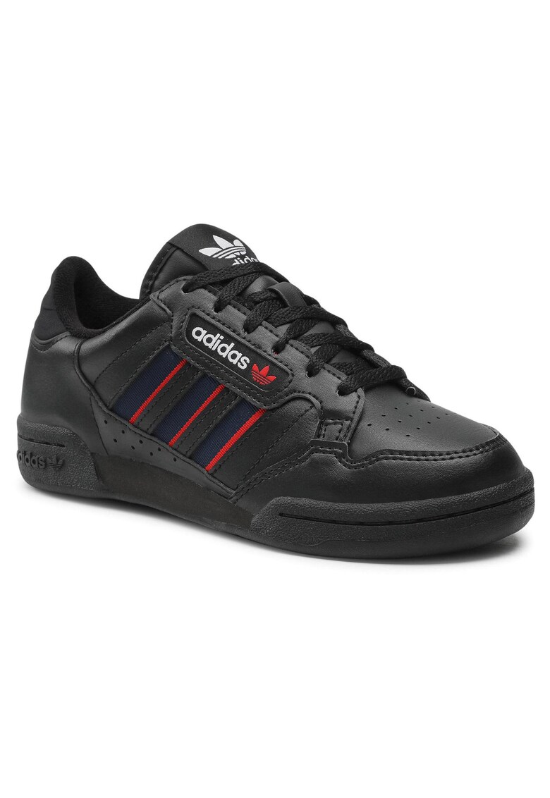 i Adidas unisex copii - piele ecologica - negru -