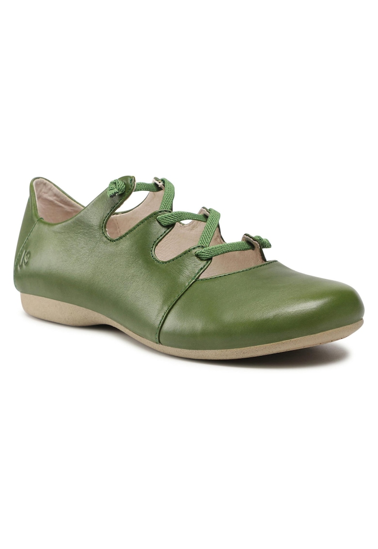 Pantofi dama - piele naturala - verde -