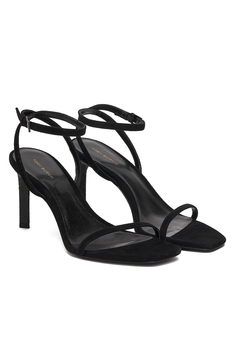Sandale dama - piele naturala - stiletto - negru