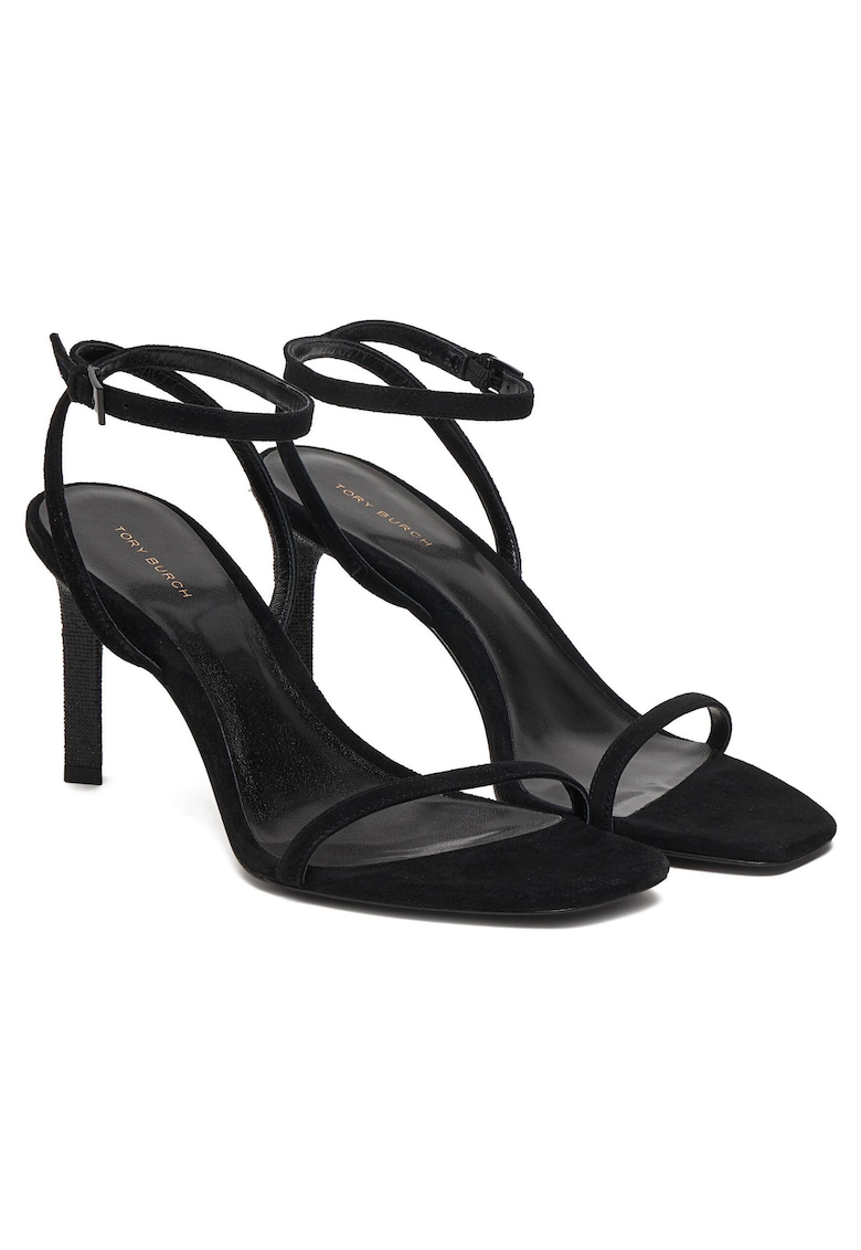 Sandale dama - piele naturala - stiletto - negru